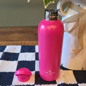 Kate Spade Fuchsia Stainless Steel Bottle